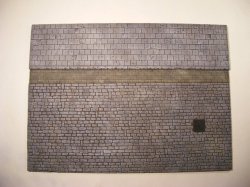 画像1: Reality in Scale[RIS35087]丸石畳の大通り 歩道付き