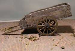 画像4: Reality in Scale[RIS35098]ハンドカート(デカール チェーン黄銅アイレット付)