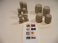 Reality in Scale[RIS35150]ビア樽とミルク缶(10ケセット)デカール付