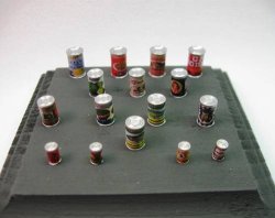 画像1: Reality in Scale[RIS35168]食糧缶セット　デカール付