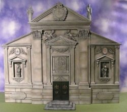 画像1: Reality in Scale[RIS35175]後期ルネッサンス時代の教会の正面(デカール付)