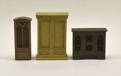 画像2: Reality in Scale[RIS35206]キャビネットセット(3種)