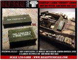 Reality in Scale[RIS35241]WWIIドイツ 7.5cm24口径弾薬箱セット デカール付き(12個)