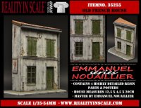 Reality in Scale[RIS35255]フランスの古い家(レジン製)