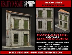 画像1: Reality in Scale[RIS35255]フランスの古い家(レジン製)