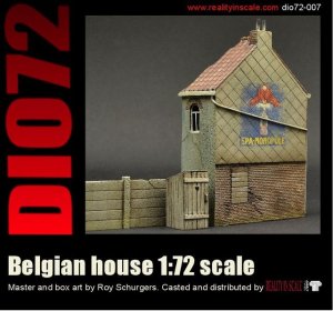 画像1: Reality in Scale[DIO72007]１/72　ベルギーの家屋 (1)