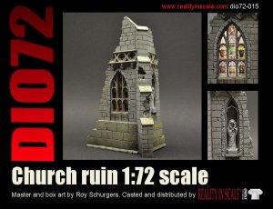 画像1: Reality in Scale[DIO72015]１/72　ゴシック教会の廃墟 (1)