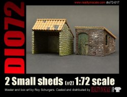 画像1: Reality in Scale[DIO72017]１/72　小さな小屋(2個セット)#2