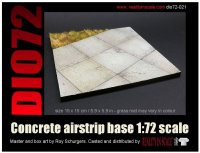 Reality in Scale[DIO72021]  1/72 コンクリート敷きの滑走路 15cm×15cm