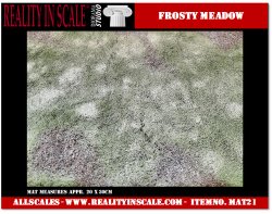 画像1: Reality in Scale[MAT21]ランドスケープマット(霜の降りた牧草地)