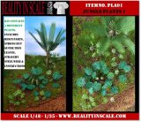 Reality in Scale[PLA01]ジャングルの植物セット その1