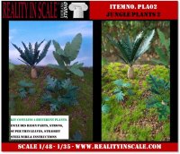 Reality in Scale[PLA02]ジャングルの植物セット その2