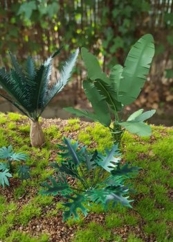 画像3: Reality in Scale[PLA02]ジャングルの植物セット その2