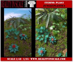 画像1: Reality in Scale[PLA03]ジャングルの植物セット その3