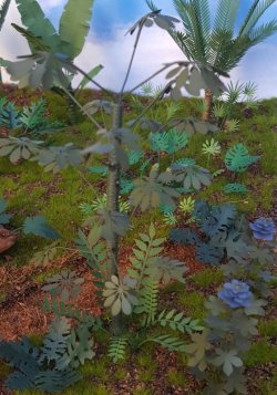 画像7: Reality in Scale[PLA05]ジャングルの植物セット その5