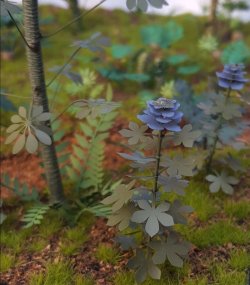 画像3: Reality in Scale[PLA05]ジャングルの植物セット その5