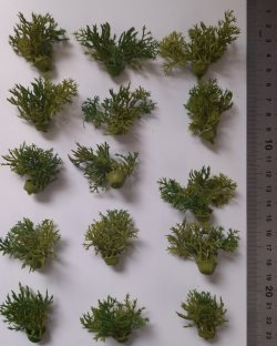 画像7: Reality in Scale[PP006]1/16-1/35 野原の茂み-マルチカラー ミディアム/ダークグリーン