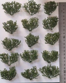 画像5: Reality in Scale[PP007]1/16-1/35 野原の茂み-マルチカラー ダークグリーン