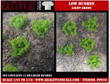 Reality in Scale[PP010]1/16-1/35 低い茂み-ライトグリーン