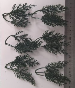 画像2: Reality in Scale[PP013]1/16-1/35 高い茂み-ダークグリーン