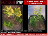Reality in Scale[PP020]1/16-1/35 ジャングルの植物セット1 植物2種類入