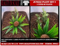 Reality in Scale[PP021]1/16-1/35 ジャングルの植物セット2 植物2種類入