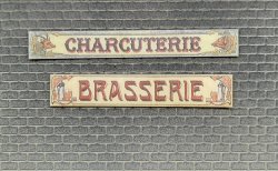 画像2: Reality in Scale[RIS35278]1/35 売店名/業種名別店頭木製看板 フランス語セット5