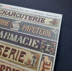 画像4: Reality in Scale[RIS35278]1/35 売店名/業種名別店頭木製看板 フランス語セット5