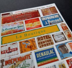 画像2: Reality in Scale[RIS35284]1/35 錆びた業種別/売店看板 フランス語