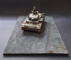 画像5: Reality in Scale[RIS35305]1/35 ポリウレタンシート歩道付き敷石畳道路