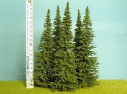 画像1: Reality in Scale[SM200]針葉樹の木(高さ180-220mm)３本セット