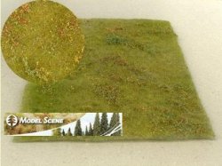 画像2: Reality in Scale[F510]低い茂みの混じった草地シート 秋 タイプ2(18x28cm)