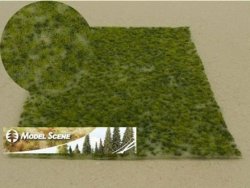 画像2: Reality in Scale[F518]小さな藪の混じった牧草地シート 秋(18x28cm)