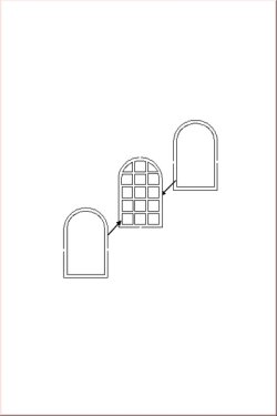 画像2: Reality in Scale[GL-083.3]窓枠セット 38 x 26mm 4個