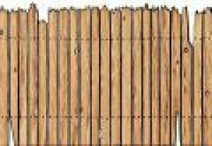 画像1: Reality in Scale[PL3-015]Wooden fence rotten, laser cut from real wooden sheets (1)