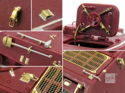 画像4: ロコムモデル [RCAF35123]1/35 WWII独 ティーガーII ヘンシェル砲塔 エッチング基本セット(モンモデル用)