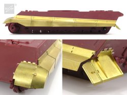 画像3: ロコムモデル [RCAF35124]1/35 WWII独 ティーガーII マッドガード/スカートセット 初期/中期型用(モンモデル用)