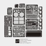 ロコムモデル [RCAF35140]1/35 WWII独 パンターA型 初期 エッチング基本セット(DML用)