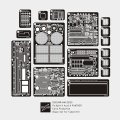 ロコムモデル [RCAF35150]1/35 WWII独 パンターA型 初期 エッチング基本セット(タコム用)