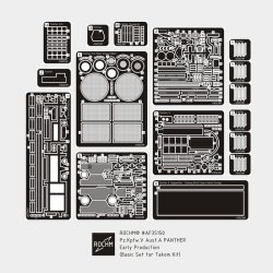 画像1: ロコムモデル [RCAF35150]1/35 WWII独 パンターA型 初期 エッチング基本セット(タコム用)