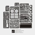 ロコムモデル [RCAF35151]1/35 WWII独 パンターA型 中/後期 エッチング基本セット(タコム用)
