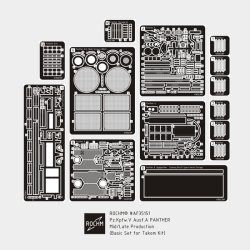 画像1: ロコムモデル [RCAF35151]1/35 WWII独 パンターA型 中/後期 エッチング基本セット(タコム用)