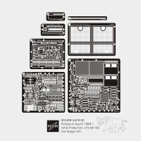 ロコムモデル[AF35181]1/35 WWII タイガーI初期生産型 第502重戦車大隊ベーシックセット(ドラゴン用)