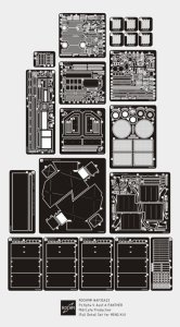 画像1: ロコムモデル [RCAF35A23]1/35 WWII独 パンターA型 中/後期 エッチングフルセット(モンモデル用) (1)