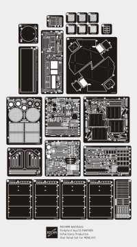 ロコムモデル [RCAF35A24]1/35 WWII独 パンターD型 極初期/初期 エッチングフルセット(モンモデル用)