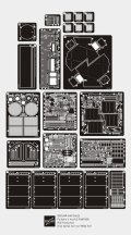 ロコムモデル [RCAF35A25]1/35 WWII独 パンターD型 中期 エッチングフルセット(モンモデル用)