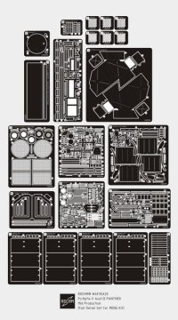 ロコムモデル [RCAF35A25]1/35 WWII独 パンターD型 中期 エッチングフルセット(モンモデル用)