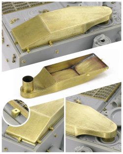 画像2: ロコムモデル[RCAF35G04]1/35 WWII 独 タイガーI搭乗員室用ヒーターシュラウド(ドラゴン/RFM用)