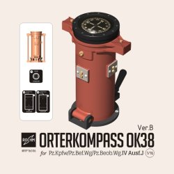 画像1: ロコムモデル[RCRP16006]1/16 WWII 独 オルターコンパス OK38型 バージョンB IV号戦車J型(指揮/観測型)用