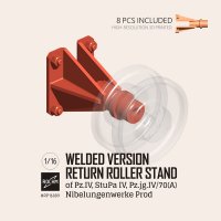 ロコムモデル[RCRP16009]1/16 WWII 独 ニーベルンゲン製作所製IV号戦車J型用リターンローラー溶接型支柱セット